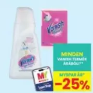 Vanish termék