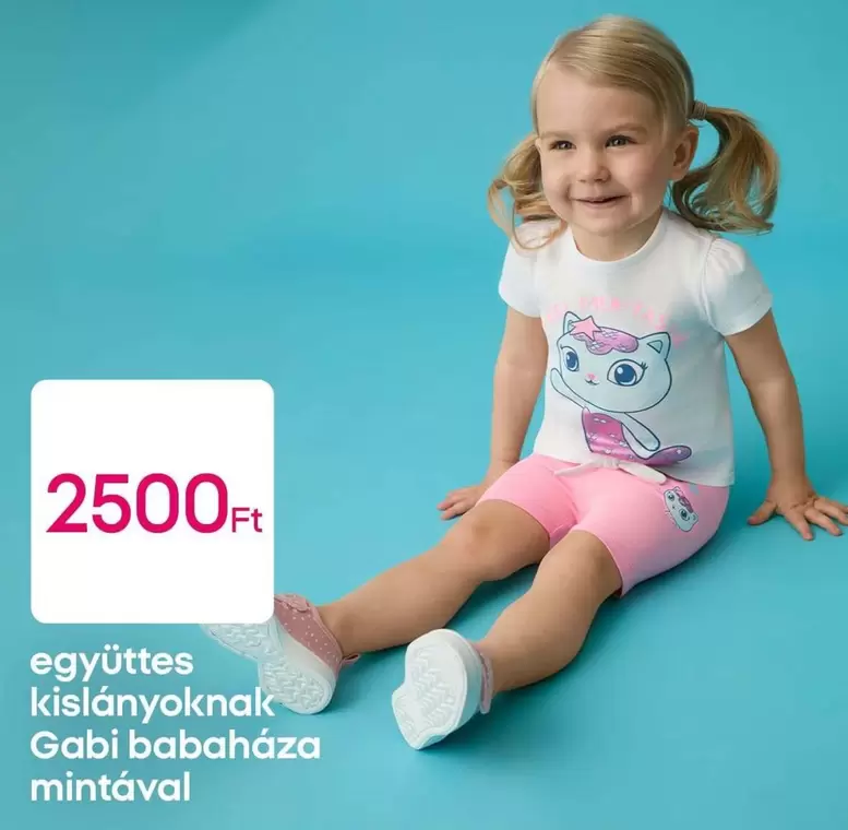 együttes kislányoknak Gabi babaháza mintával