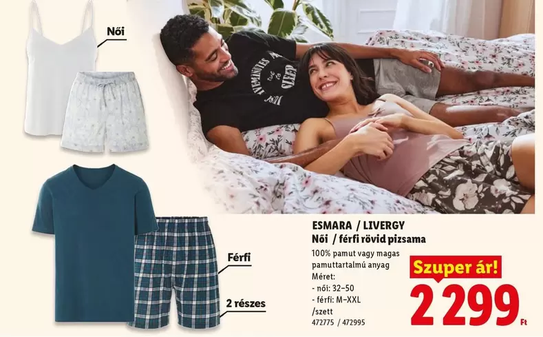 Női / Férfi pizsama