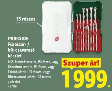 Fúrószár- / bit-csavarozó készlet