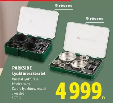 Lyukfűrészkészlet Bimetál lyukfűrész-készlet, vagy Karbid lyukfűrész-készlet /készlet 507910