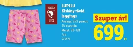 Kislány rövid leggings