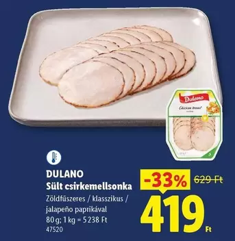 Sült csirkemellsonka Zöldfűszeres / klasszikus / Jalapeño paprikával
