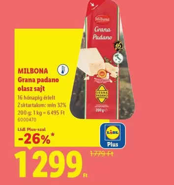 Grana Padano olasz sajt