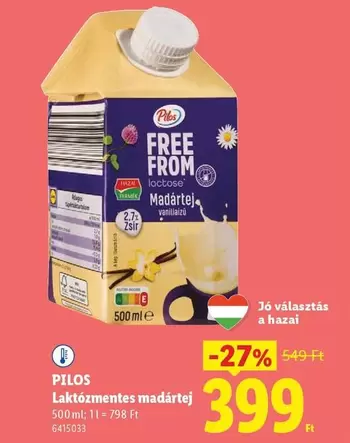 Laktózmentes madártej