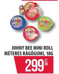JOHNY BEE MINI ROLL METERES RÁGÓGUMI