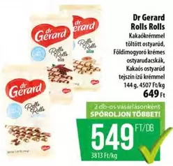 Rolls Rolls Kakaókrémmel töltött ostyarú