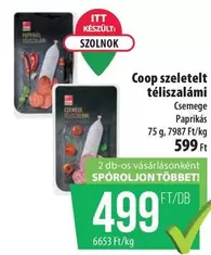 szeletelt téliszalámi