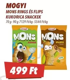 MONS RINGS ÉS FLIPS KUKORICA SNACKEK
