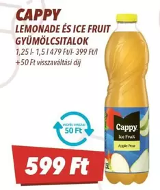 Apple - LEMONADE 
ÉS ICE FRUIT GYÜMÖLCSITALOK