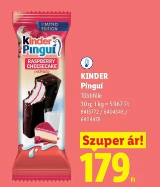 Kinder - Pinguí Raspberry Cheesecake
