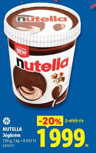 Nutella - Jégkrém