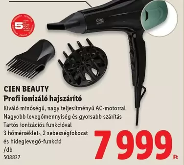 Profi ionizáló hajszárító