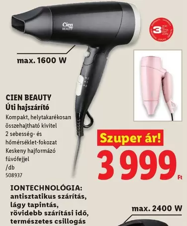 Üti hajszárító