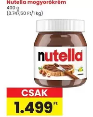 Nutella - mogyorókrém