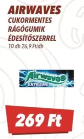 CUKORMENTES RÁGÓGUMIK ÉDESÍTŐSZERREL