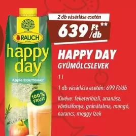 Apple - HAPPY DAY GYÜMÖLCSLEVEK