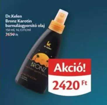 Bronz Karotin barnulásgyorsító olaj