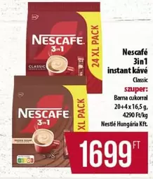 3in1 Classic instant kávé