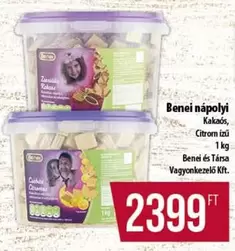 Benei nápolyi Kakaós, Citrom ízű