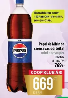 szénsavas üdítőital mini abc szuper