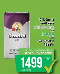 Omnia őrölt kávé mini abc szuper Silk