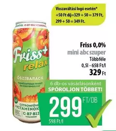 Friss 0,0% mini abc szuper
