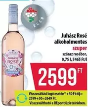 Juhász Rosé alkoholmentes