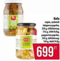 Paprika - csípős, szeletelt Jalapeno paprika, pepperóni paprika