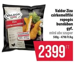 Zizu csirkemellfilé ropogós bundában