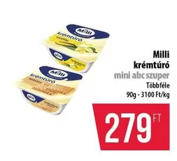 Milli krémtúró mini abc szuper