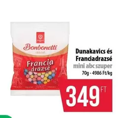Dunakavics és Franciadrazsé mini abc szuper