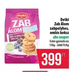Zab Álom zabpehelyes, omlós keksz
