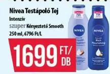 Test ápol ó Tej Intenzi ve szuper Ke nyezet ő Smooth