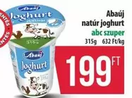 natúr joghurt