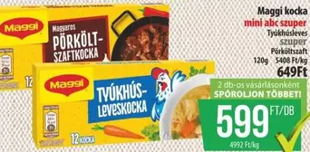 Maggi kocka mini abc szuper Tyúkhúsleves szuper Pörköltzaft