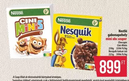Cini-Minis, Nesquik mini abc szuper