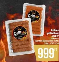 grillkolbász szuper Jalapenos