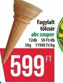 Fagylalt tölcsér