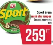 Sport érem mini abc szuper Étcsokis mogyorós