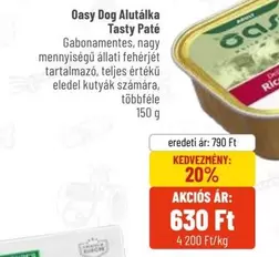 Oasy Dog Alutálka Tasty Paté