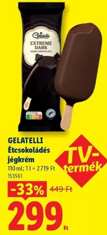 GELATELLI Étcsokoládés jégrém 153561