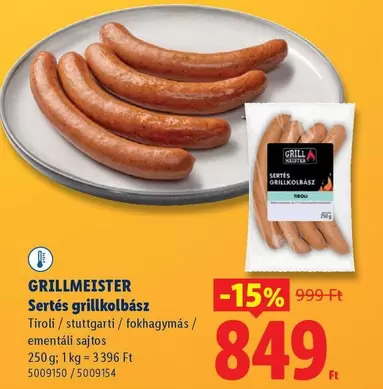 Sertés grillkolbász