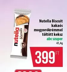 Nutella - Biscuit kakaós mogyorókrémel töltött keksz