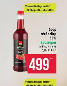 abc szuper Málna, Narancs