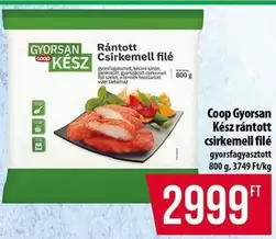 Rántott csirkemell filé