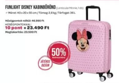 Disney - FUNLIGHT DISNEY KABINBŐRÖND