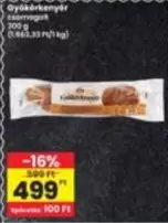 Gyökérkenyér csomagolt