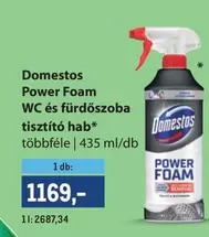 Power Foam WC és fürdőszoba tisztító hab