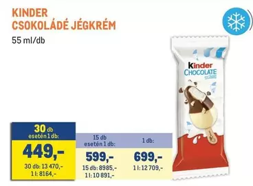 Kinder - CSOKOLÁDÉ JÉGKRÉM